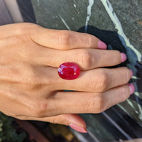 10.27 Ct. Ruby from Mozambique Life Style