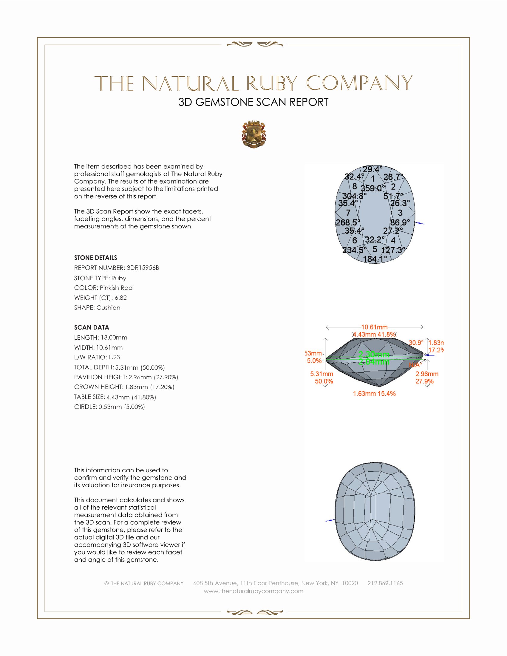 6.82 Ct. Ruby from Mozambique