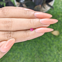 0.18 Ct. Ruby from Madagascar Life Style