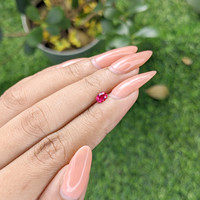 0.39 Ct. Ruby from Madagascar Life Style