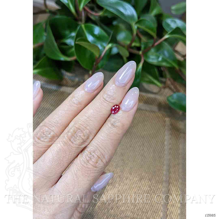 0.83 Ct. Ruby from Burma (Myanmar)