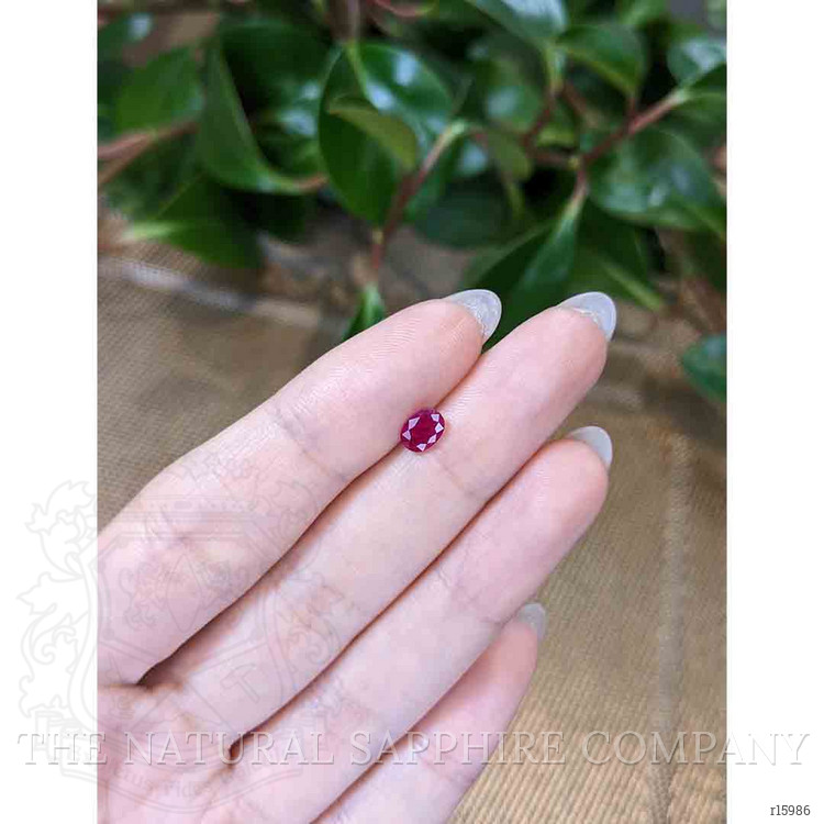 0.63 Ct. Ruby from Burma (Myanmar)