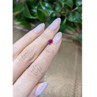 0.63 Ct. Ruby from Burma (Myanmar) Life Style