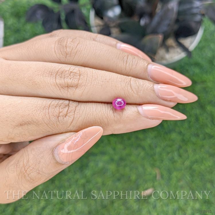 1.32 Ct. Purplish Red Star Ruby from Ceylon (Sri Lanka)