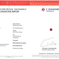 3.00 Ct. Ruby from Burma (Myanmar) Scan Report