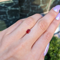 0.93 Ct. Ruby from Burma (Myanmar) Life Style