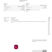 2.39 Ct. Ruby from Mozambique Scan Report