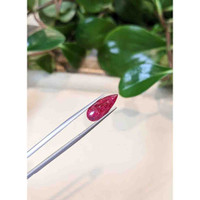 3.74 Ct. Cabochon Ruby from Mozambique Life Style