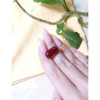17.02 Ct. Cabochon Ruby from Mozambique Life Style