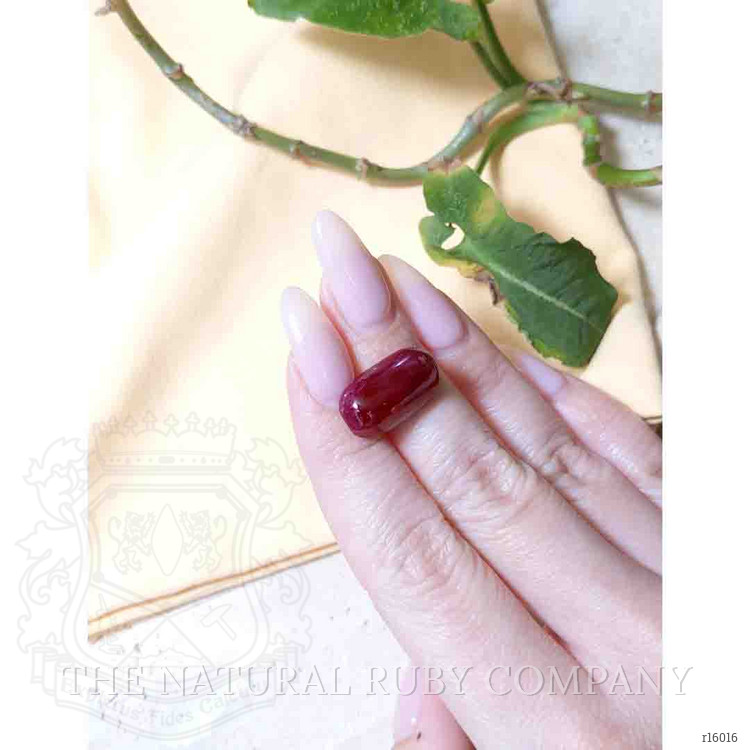 17.02 Ct. Cabochon Ruby from Mozambique