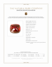 1.94 Ct. Cabochon Ruby from India Scan Report