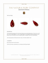 5.06 Ct. Ruby from Mozambique Appraisal