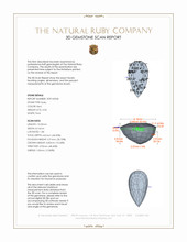 5.06 Ct. Ruby from Mozambique 3 D Scan Report