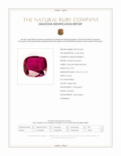 0.93 Ct. Ruby from Tanzania Scan Report