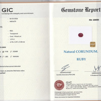 1.44 Ct. Ruby from Madagascar Scan Report