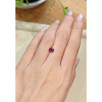 0.98 Ct. Purplish Red Ruby from Burma (Myanmar) Life Style