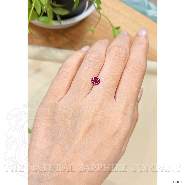 1.02 Ct. Purplish Red Ruby from Burma (Myanmar)