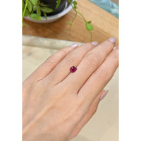 1.13 Ct. Purplish Red Ruby from Burma (Myanmar) Life Style