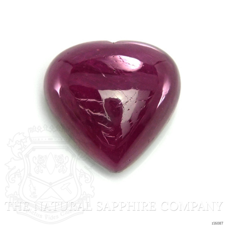 4.22 Ct. Purplish Red Cabochon Ruby from Mozambique