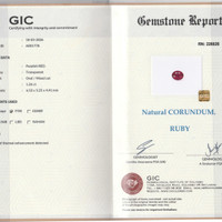 1.26 Ct. Ruby from Mozambique Scan Report