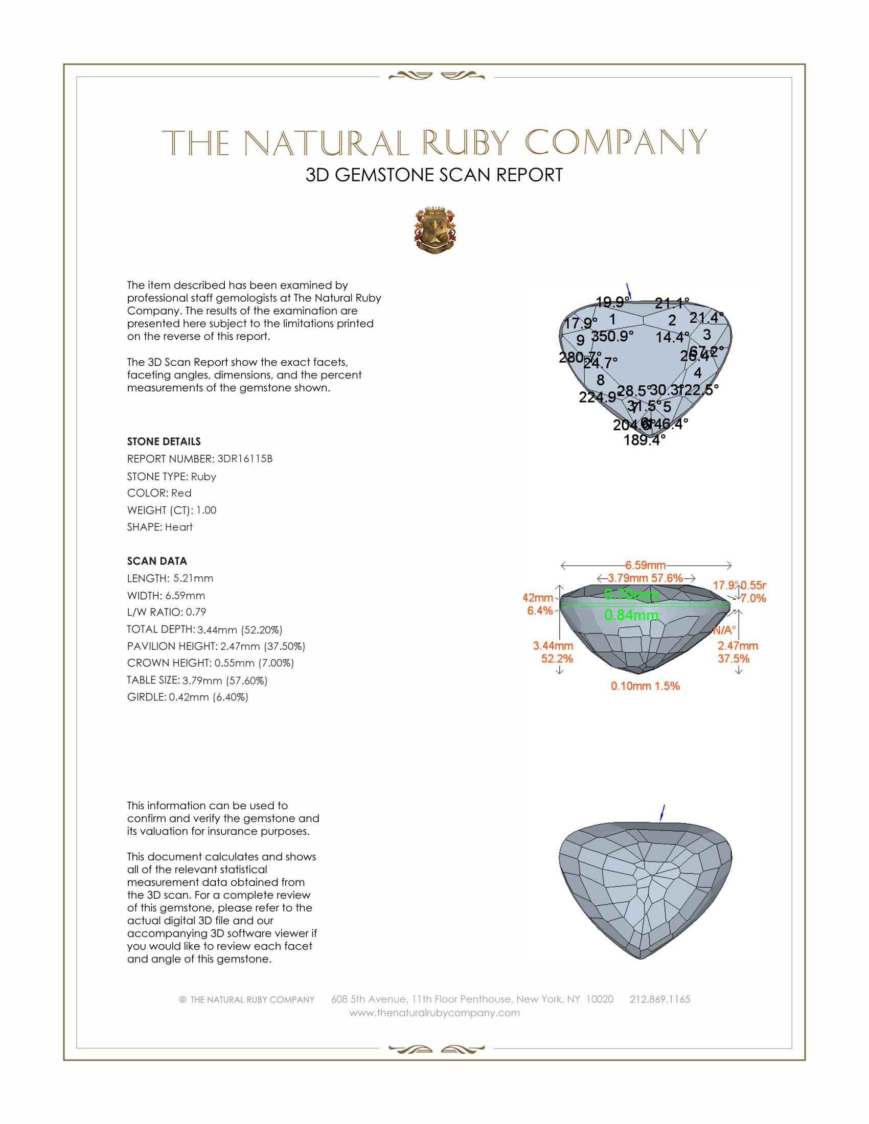 1.00 Ct. Ruby from Mozambique