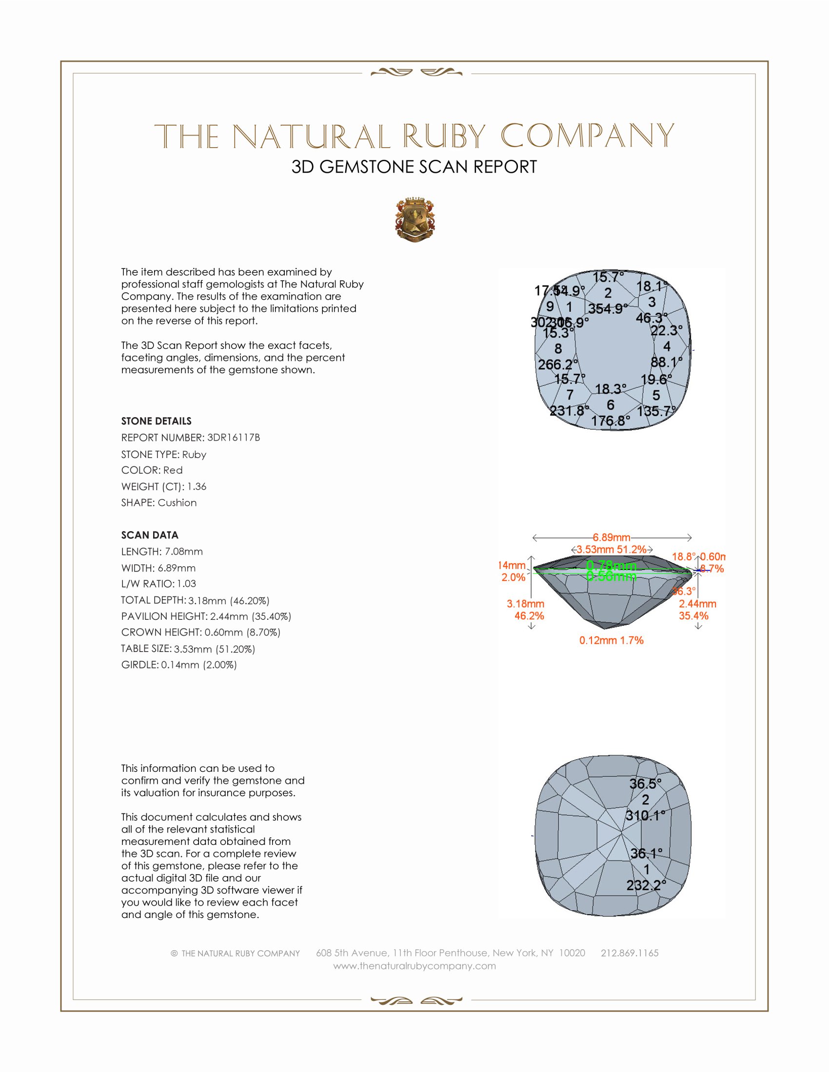 1.36 Ct. Ruby from Mozambique