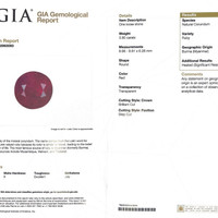 3.80 Ct. Ruby from Burma (Myanmar) Scan Report