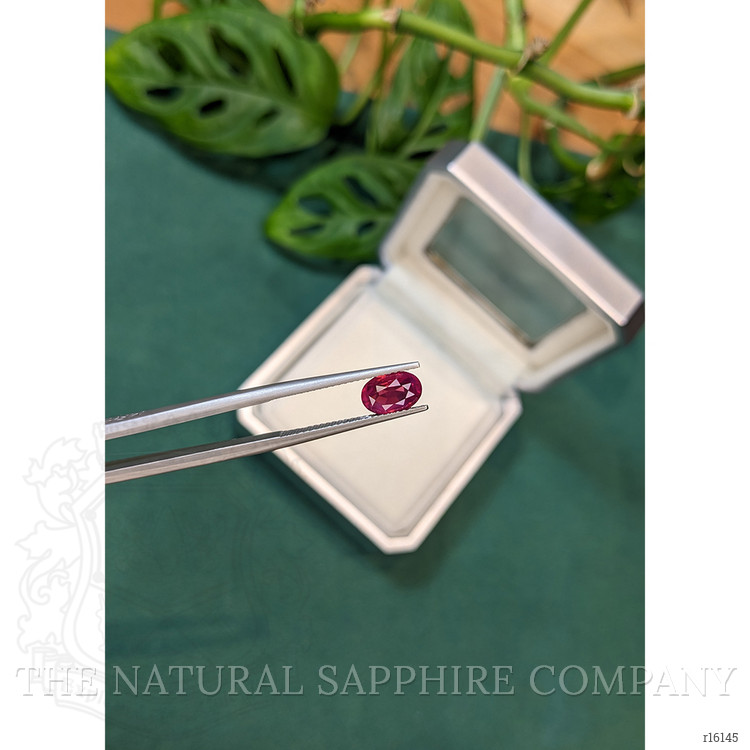 1.59 Ct. Pinkish Red Ruby from Ceylon (Sri Lanka)