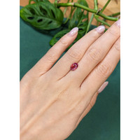1.59 Ct. Pinkish Red Ruby from Ceylon (Sri Lanka) Life Style