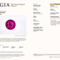 1.07 Ct. Ruby from Mozambique Scan Report