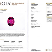 2.03 Ct. Ruby from Mozambique Scan Report