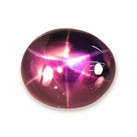 6.57 Ct. Purplish Red Star Ruby from Tanzania Video