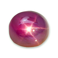 0.79 Ct. Purplish Red Star Ruby from Tanzania Video
