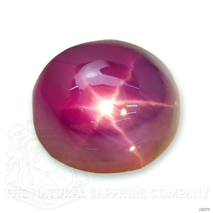 0.79 Ct. Purplish Red Star Ruby from Tanzania