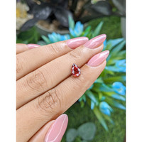 1.54 Ct. Orangish Red Ruby from Tanzania Life Style
