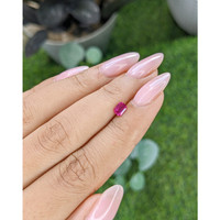 0.43 Ct. Pinkish Red Ruby from Mozambique Life Style