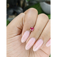 0.62 Ct. Pinkish Red Ruby from Mozambique Life Style