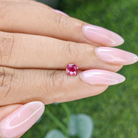 0.62 Ct. Pinkish Red Ruby from Mozambique Life Style