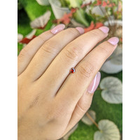 0.24 Ct. Orangish Red Ruby from Burma (Myanmar) Life Style