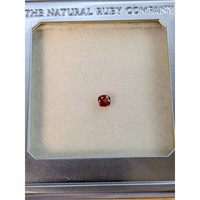 0.24 Ct. Orangish Red Ruby from Burma (Myanmar) Life Style