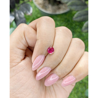 0.68 Ct. Pinkish Red Ruby from Mozambique Life Style