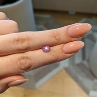 1.67 Ct. Pinkish Red Star Ruby from Mozambique Life Style