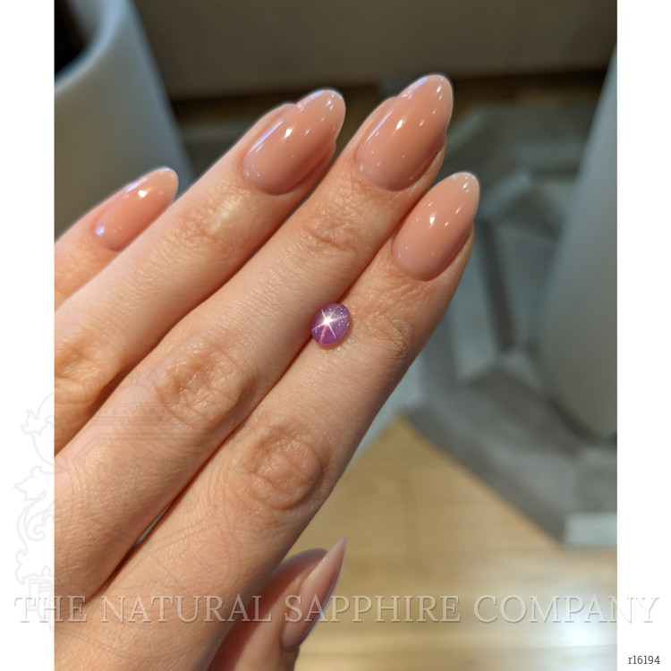 1.67 Ct. Pinkish Red Star Ruby from Mozambique