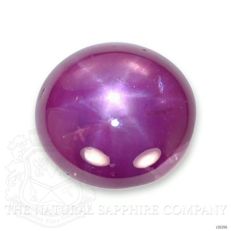 2.57 Ct. Purplish Red Star Ruby from Mozambique