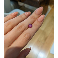 2.57 Ct. Purplish Red Star Ruby from Mozambique Life Style