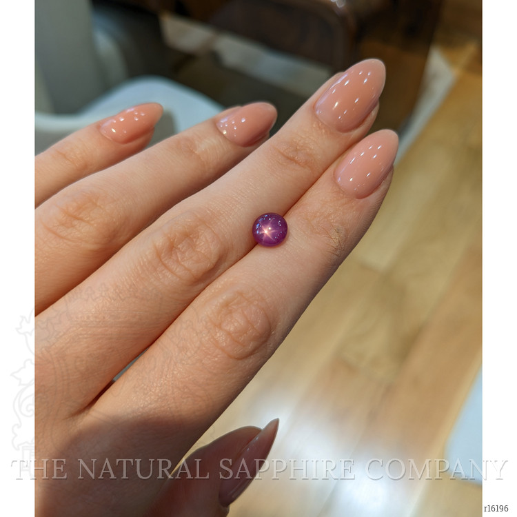 2.57 Ct. Purplish Red Star Ruby from Mozambique