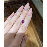 2.78 Ct. Purplish Red Star Ruby from Mozambique Life Style