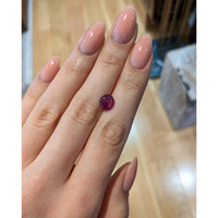 2.78 Ct. Purplish Red Star Ruby from Mozambique Life Style
