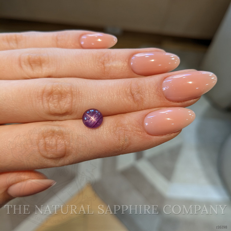 3.83 Ct. Purplish Red Star Ruby from Mozambique
