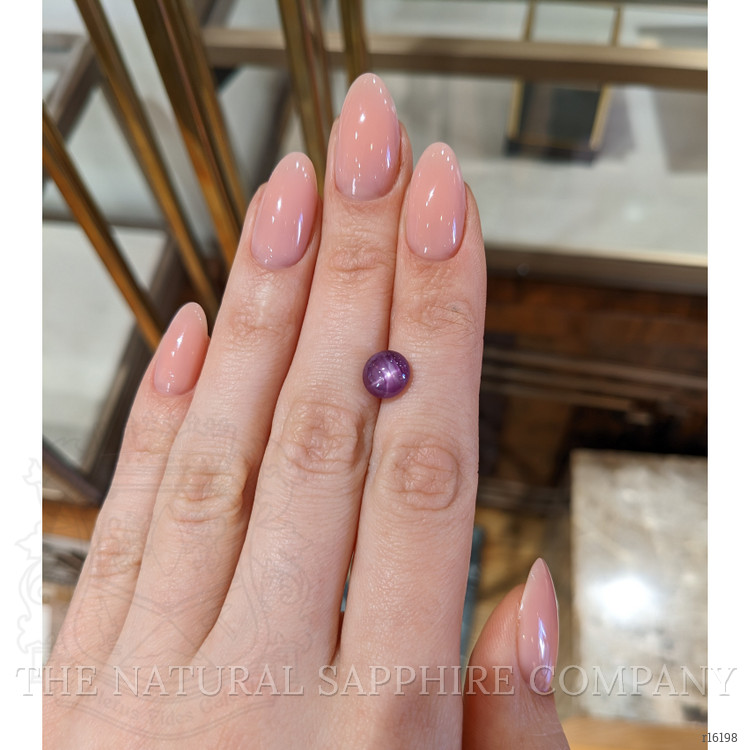 3.83 Ct. Purplish Red Star Ruby from Mozambique